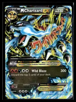Pokemon TCG Mega-Charizard-EX 108/106 Holo Secret Rare - Image 1