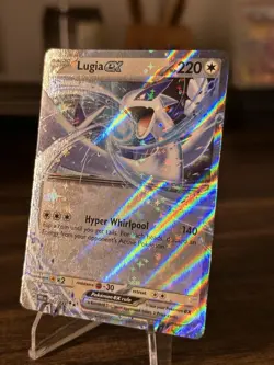 Lugia ex 82/131 Ultra Rare Pokemon Scarlet & Violet Prismatic Evolutions - NM/M - Image 2