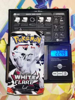 Heavy! 22.49g Pokemon TCG SV10.5 White Flare Booster Pack Sealed! - Image 1