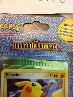 Pokemon EX Dragon Frontiers Sealed Booster Promo Foil Pack Pikachu 2006 Vintage - Image 3