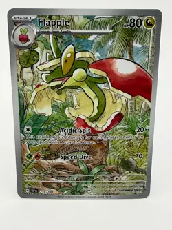 Pokemon Flapple Illustration Rare Surging Sparks 210/191 - Image 1