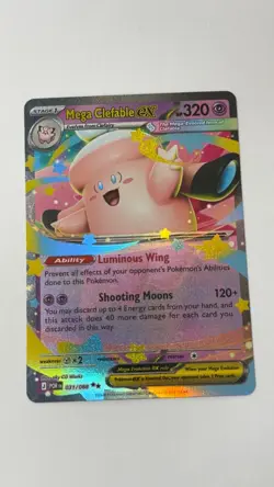 Mega Clefable ex 031/088 Perfect Order Double Rare Pokemon TCG - Image 1