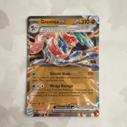 Pokemon TCG Greninja ex 106/167 SV06 Twilight Masquerade Tera Holo DR HP310 - Image 1