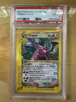 2003 Pokemon Skyridge Crobat Holo PSA-6 147/144 - Image 3