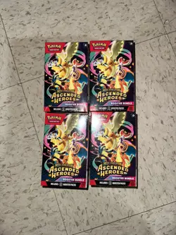NEW! Pokemon Ascended Heroes Booster Bundle - Lot of 4 SEALED (24 PACKS TOTAL) - Image 1