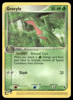 2003 Pokemon Grovyle Uncommon Ruby & Sapphire 32/109 DMG - Image 1