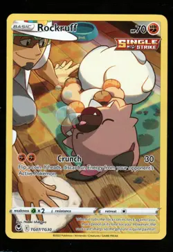 Pokemon Rockruff SWSH12: Silver Tempest Trainer Gallery #TG07/TG30 NM - Image 1