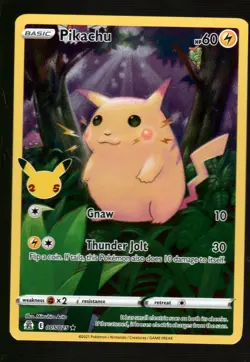 Pokemon Pikachu Celebrations #005/025 NM - Image 1