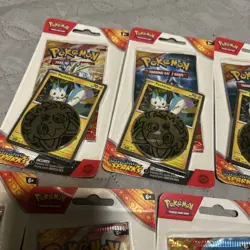 10x Surging Sparks POKEMON TCG Checklane Blister Set 6 Wooper + 4 Pachirisu - Image 4