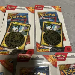 10x Surging Sparks POKEMON TCG Checklane Blister Set 6 Wooper + 4 Pachirisu - Image 5