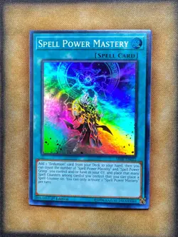 Yugioh Spell Power Mastery SR08-EN022 Super Rare 1st Ed NM - Image 1