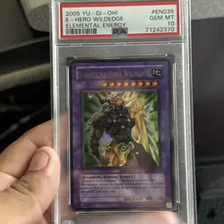 2005 Elemental Hero Wildedge EEN-EN035 Elemental Energy Unlimited PSA 10 - Image 2