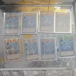Yu-Gi-Oh! TCG Konami LOB Foil Lot (11) Blue-Eyes & Obelisk LOB-001 1st - Image 1