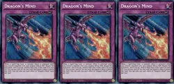 3x Dragon's Mind | RA05-EN082 | SCR | 1st Ed | NM | YuGiOh - Image 1