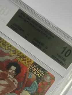 Portgas Ace SP SR Alt Art OP02-013 English EN One Piece BGS 10 Near Mint - Image 4