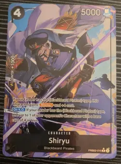 Shiryu (Alternate Art) PRB02-015 Premium Booster -The Best- Vol. 2 Foil - Image 1