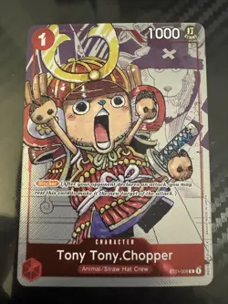 Tony Tony.Chopper ST01-006 (Alternate Art) ST01-006 One Piece Promotion Card NM - Image 1
