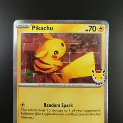 Pikachu 051/162 Pokemon Day Promo Holo Card - Image 2