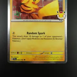 Pikachu 051/162 Pokemon Day Promo Holo Card - Image 3
