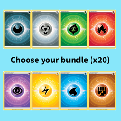 20x Pokemon Energy Cards – Sword & Shield 2022 – Pack Fresh - Choose Type - Image 1