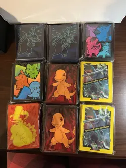 Lot Of Pokemon ETB Mixed Card Sleeves NEW SEALED 12 Packs - Image 3