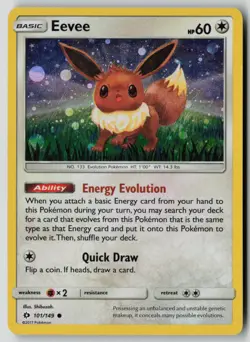 Eevee 101/149 Holo Promo Miscellaneous Cards & Products Pokemon LP - Image 1