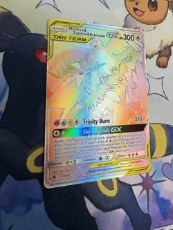 MOLTRES ZAPDOS ARTICUNO GX 69/68 Hidden Fates Secret Rare Pokemon Card NM - Image 2
