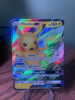 Pokemon Pikachu GX SM232 Black Star Promo Holo Card Sun & Moon VLP - Image 1