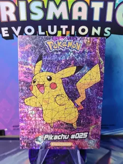 Pikachu #25 - Cracked Ice Holo - Crystal Collection 2024 - Pokemon Card - Image 1