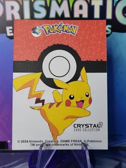 Pikachu #25 - Cracked Ice Holo - Crystal Collection 2024 - Pokemon Card - Image 2
