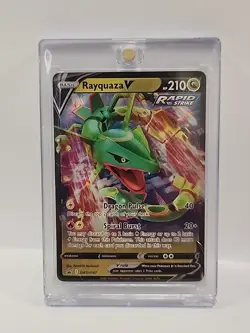 Rayquaza V SWSH147 Black Star Promo Holo Pokemon Card - Image 1
