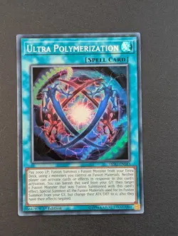 Yugioh TCG Card - 1x Ultra Polymerization - HISU-EN043 - Super Rare - NM 1st Ed - Image 3