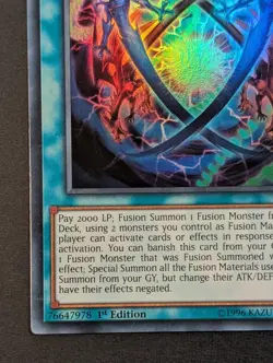 Yugioh TCG Card - 1x Ultra Polymerization - HISU-EN043 - Super Rare - NM 1st Ed - Image 5