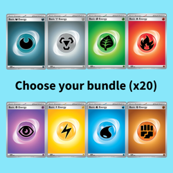 20x Pokemon Energy Cards – Scarlet & Violet 2023 – Pack Fresh - Choose Type - Image 1