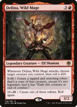 Delina, Wild Mage-Adventures In The Forgotten Realms-Regular-138-NM - Image 1
