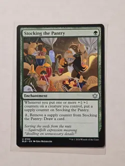Stocking the Pantry - Bloomburrow - LP - Uncommon - Enchantment - Image 1