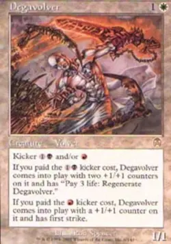 1x Degavolver - Foil Light Play, English Apocalypse MTG Magic - Image 1