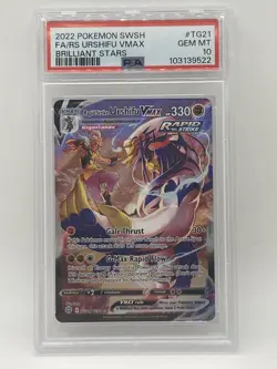 Pokemon Rapid Strike Urshifu VMAX PSA 10 Gem Mint TG21 Brilliant Stars TG21/TG30 - Image 2
