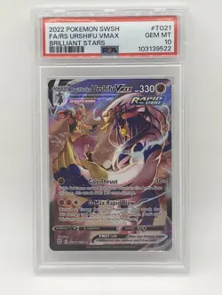 Pokemon Rapid Strike Urshifu VMAX PSA 10 Gem Mint TG21 Brilliant Stars TG21/TG30 - Image 3