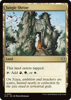 4x Jungle Shrine NM-Mint, English Commander: Lorwyn Eclipsed MTG Magic - Image 1