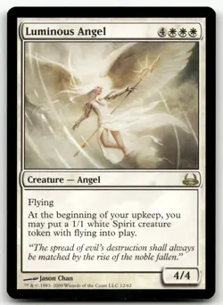 Luminous Angel #12 (NM) Divine vs Demonic DDC Magic MTG - Image 1