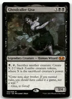 Ghoulcaller Gisa #2 (NM) Commander Collection Black CC2 Magic MTG - Image 1