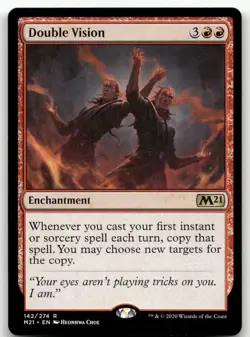 Double Vision #142 (NM) Core Set 2021 M21 Magic MTG - Image 1