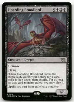 Hoarding Broodlord #110 (NM) March of the Machine MOM Magic MTG - Image 1