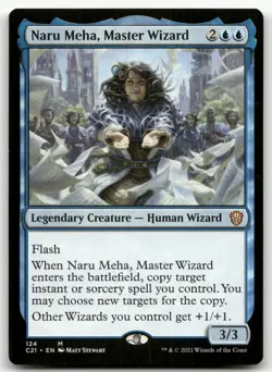 Naru Meha, Master Wizard #124 (NM) Commander 2021 C21 Magic MTG - Image 1