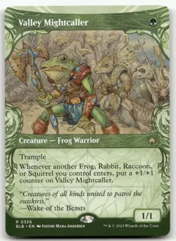 Valley Mightcaller (Showcase) #326 (NM) Bloomburrow BLB Magic MTG - Image 1
