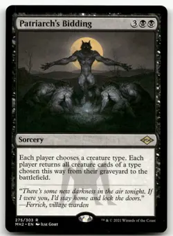 Patriarch's Bidding #275 (NM) Modern Horizons 2 MH2 Magic MTG - Image 1