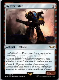 MTG SkeenAB Reaver Titan from 40K. NM. - Image 1