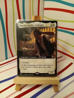 Bennie Bracks, Zoologist Extended Art Streets of New Capenna MTG Mint NM Mythic - Image 1