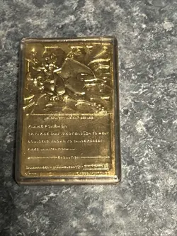 1999 Charizard Burger King POKEMON Special Edition 23K Gold Plated card - Image 5